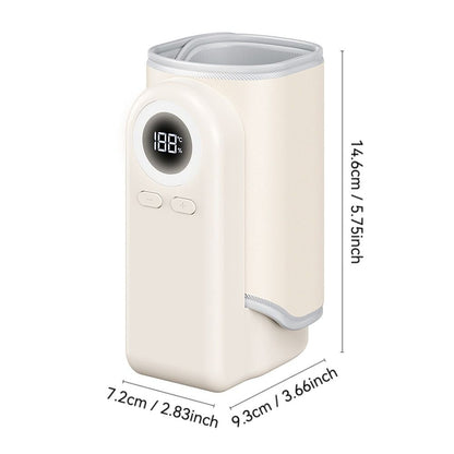 4-in-1 Baby Bottle Warmer Digital Display Constant Temperature Milk Warmer Wireless Rapid Warming Nighttime Milk Warmer Travel