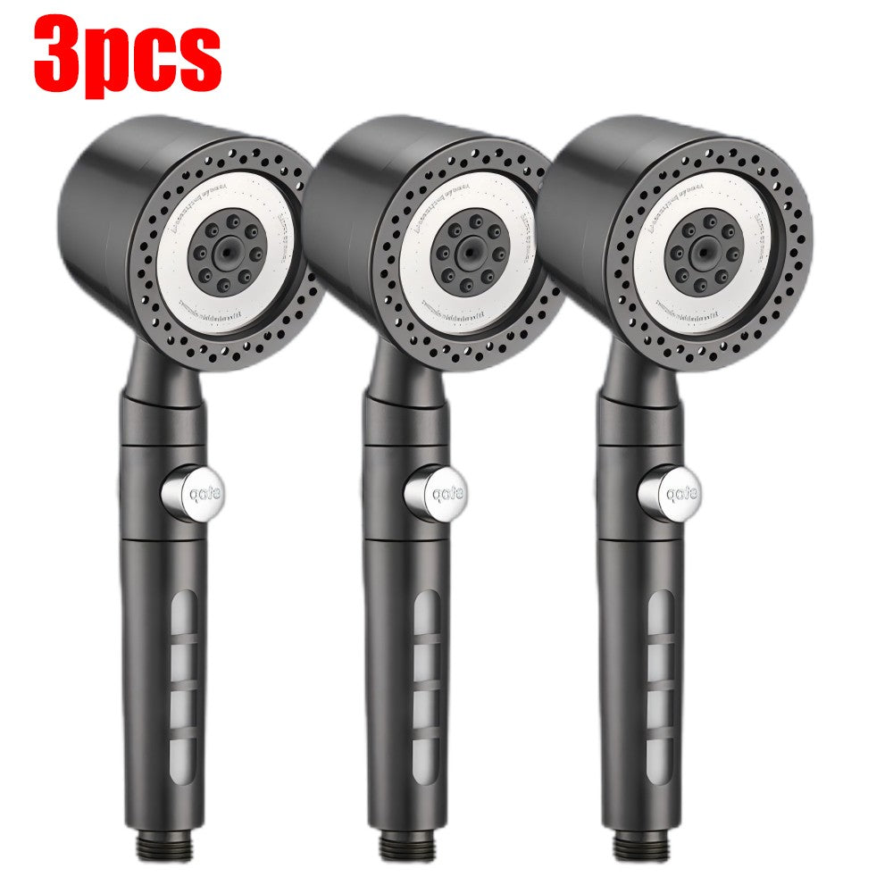 5 Modos de Pulverização Chuveiro Econômico de Água ABS Chuveiros de Mão Spa Grande Fluxo Portátil Banheiro Filtro Bico de Torneira de Chuveiro Conjunto