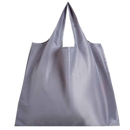 Thick leisure style nylon large handbag environmental friendly reusable polyester portable shoulder bag foldable shopping bag