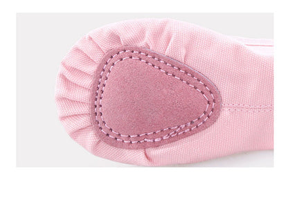 Girls Soft Bottom Non Slip Ballet Dance Shoes with Elastic Straps Perfect for Kids Yoga Dance Classes and Fitness Activities