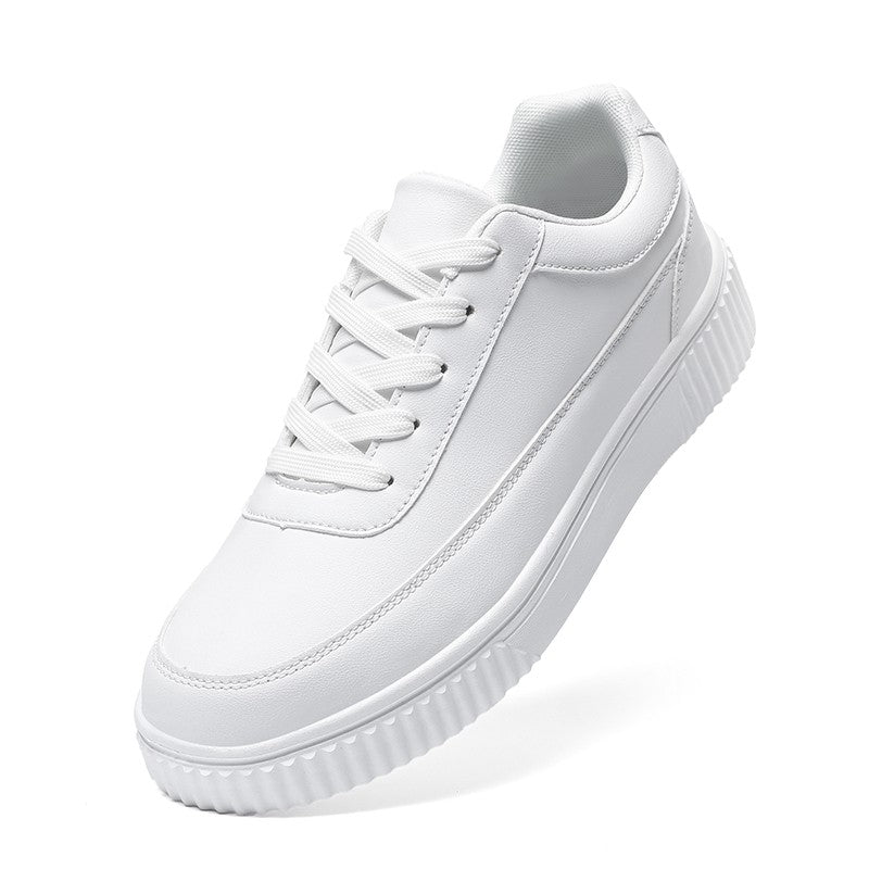 Tênis Masculino Impermeável de Prancha Leve Outono Inverno Tênis Masculino Casual com Cadarço Macio para Esportes e Caminhada