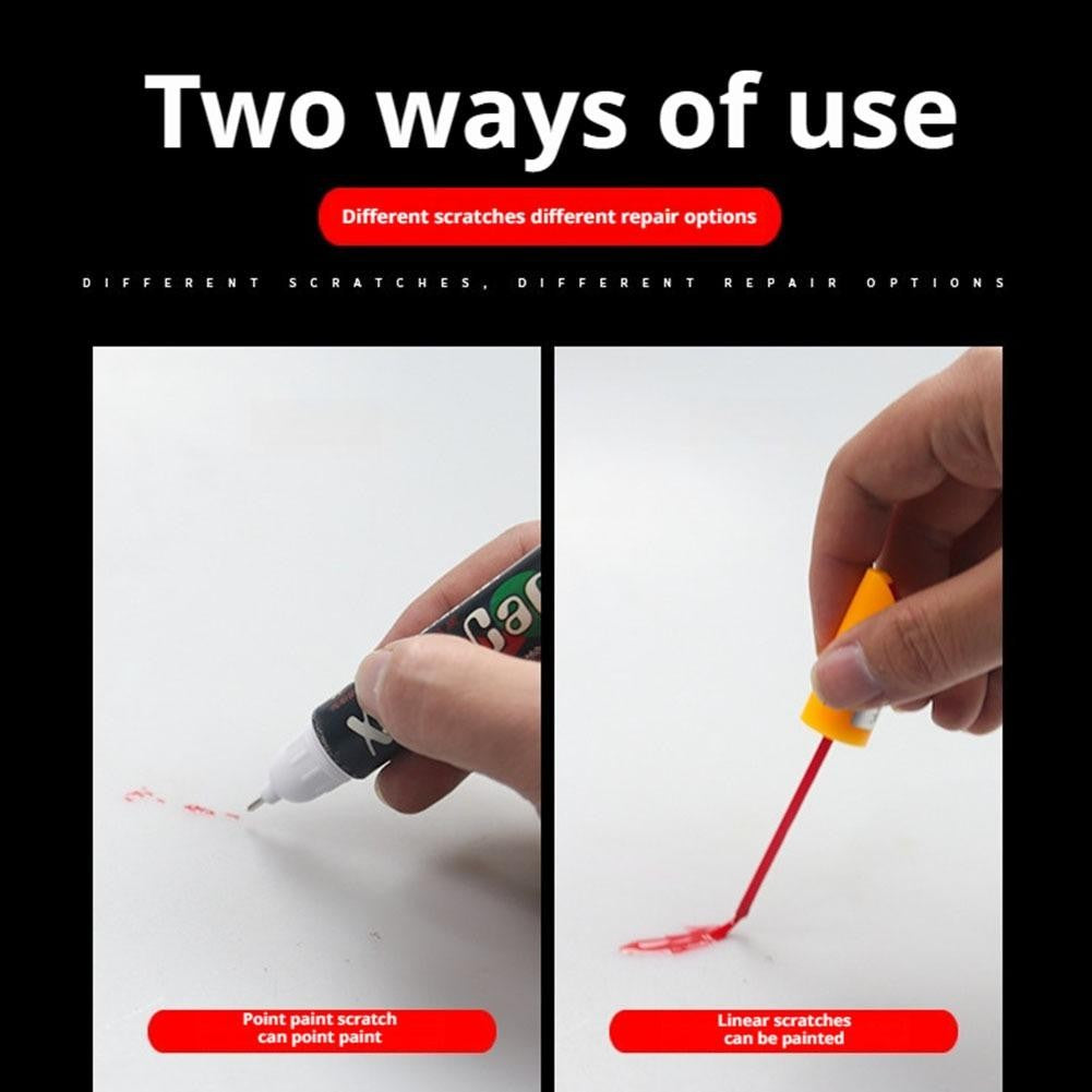 Car Paint Pen Universal Pearl White Silver Black Scratch Repair Liquid Touch-Up Paint Pen Set for Auto Car