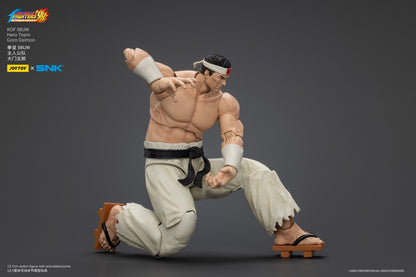 JOYTOY SNK 1/18 Action Figures KOF 98UM Hero Team Kyo Kusanagi Goro Daimon Benimaru Nikaido