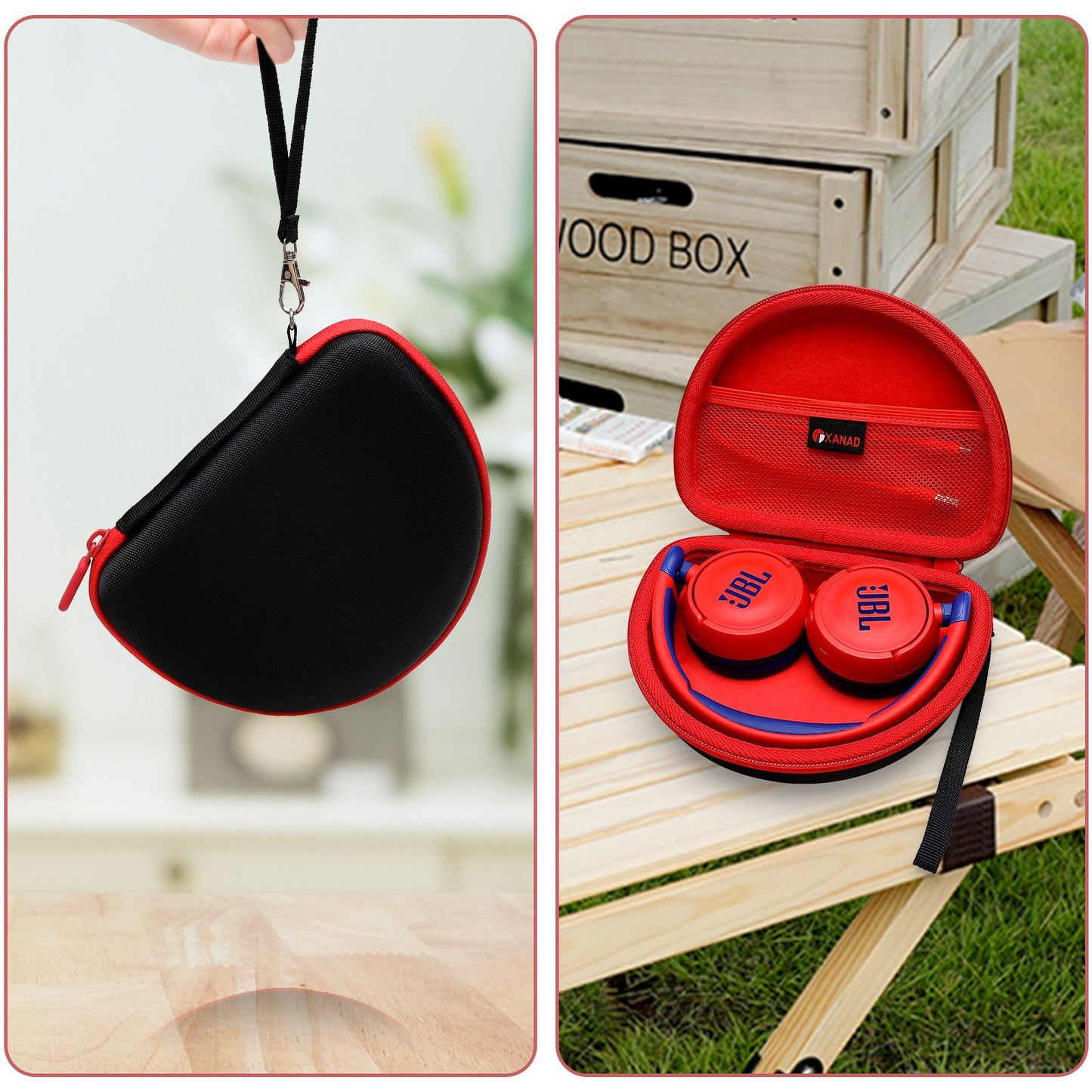 XANAD EVA Hard Case for JBL Jr310BT / JR 300BT Kids Wireless On-Ear Headphones Protective Carrying Storage Bag(only case!!!)