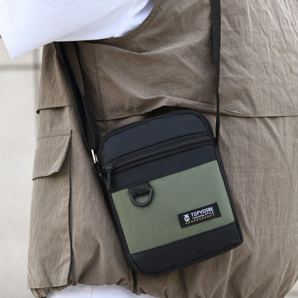 New Oxford Cloth Men Shoulder Bag Waterproof Large Capacity Crossbody Bag Comfortable Portable Messenger Bag Outdoor