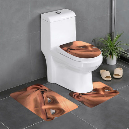 Team Fortress 2 TF2 3 Pcs Bath Mat Bathroom Set Toilet Lid Cover Home Decor Non-Slip Carpet Floor Rug