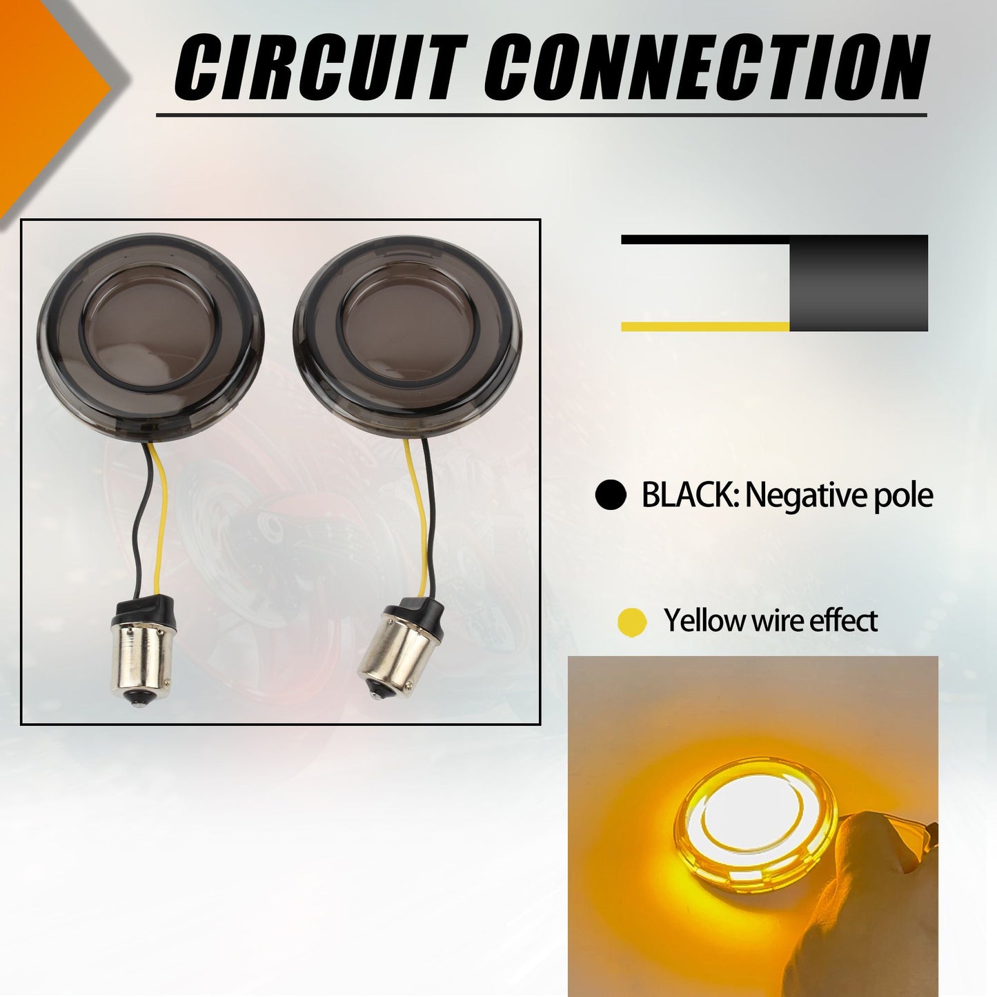 Seta de LED para Moto Estilo Bala 1156 1157 Indicador de Freio para Harley Dyna Touring Street Glide Road King Rider FXLRST