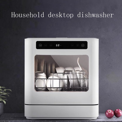 Desktop dishwasher, household fully automatic disinfection, drying sink, energy-saving, water-saving, strong cleaning