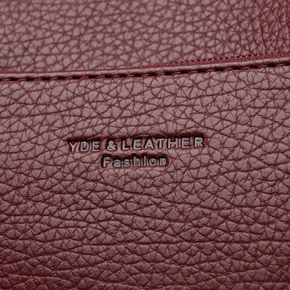 Genuine Brand Top Quality Soft Pu Leather Shoulder Crossbody Bags for Women 2026 Designer Handbag 2 Layers Hand Messenger Bag