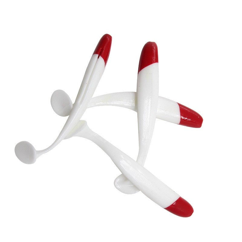 Nova isca macia de silicone 10-1PC, swimbaits, minhoca artificial, isca macia, wobblers de peixe, isca de pesca de carpa baixo, cauda em T 5.5/7/9cm