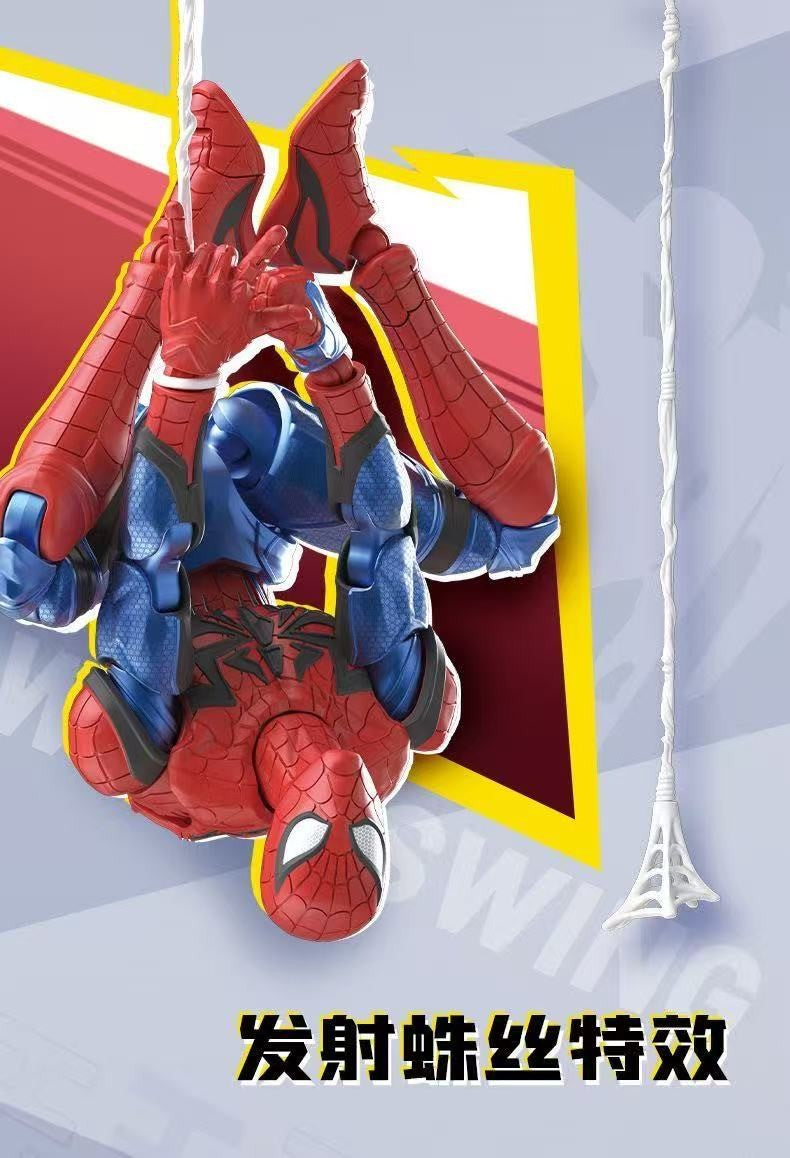 Novas Figuras de Ação de Anime Blokees Homem-Aranha Venom Marvel Rivals Champion Class Kit de Modelo Marvel Brinquedos de Presente de Figura de Ação Montável