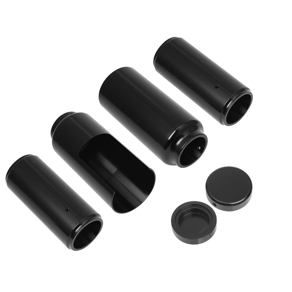 Conjunto de Capas para Bengala de Alumínio CNC Preto para Harley Softail Breakout FXSB 2013-2017 2016