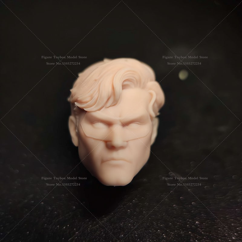 1/12 Quadrinhos Lanterna Verde Design de Máscara Escultura de Cabeça Masculina Não Pintada Guy Gardner Modelo Branco Brinquedos Para Corpo 6" Ml Shf Mezco