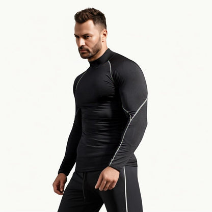 Men's Running Compression T-Shirt Quick Dry Gym Training Fitness Bodybuilding Undershirt Sports Wear Male Compression Tops
