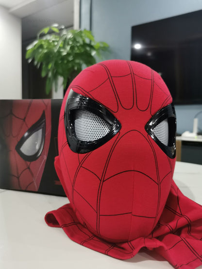Nova Máscara do Homem-Aranha: Sem Volta Para Casa Capacete de Luxo Recarregável Olhos Remotos Móveis Máscara Decoração de Cosplay Brinquedos de Presente