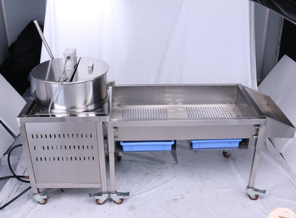 Máquina Manual de Pipoca em Formato de Bola Popcorn Machine América para Vendas