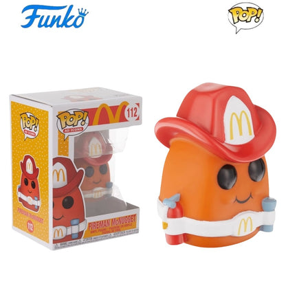 McDonald's Series Boneco de Ação Original Funko Pop Hambúrguer Batatas Fritas Speenee Grimace Brinquedos de Coleção Edição Limitada Presentes