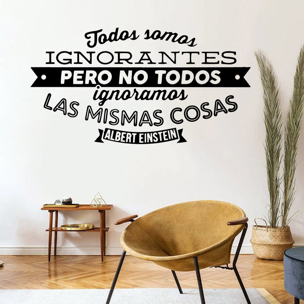 1 pc new Spanish sentence Wall Sticker Removable Wall Stickers Diy Wallpaper For Baby's Rooms Removable Decor Wall Decals