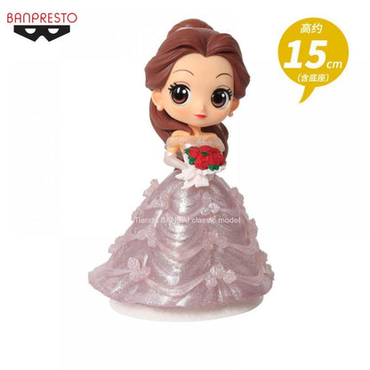 100% Em estoque Bandai BANPRESTO Qposket A Bela e a Fera ela Modelos Brinquedos Presentes Novo e não aberto