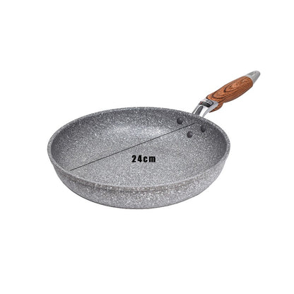 Panela Wok de Pedra Durável Antiaderente Cerâmica para Fritar Panela de Indução Frigideira para Bife Fogão a Gás Ferramenta Utensílio de Cozinha para Conjunto