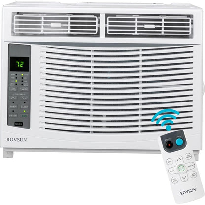 Ar Condicionado de Janela 6000 BTUs Unidade AC 3 em 1 para Janela Funciona como Refrigerador Desumidificador Ventilador com Timer Modo de Sono ECO Instalação