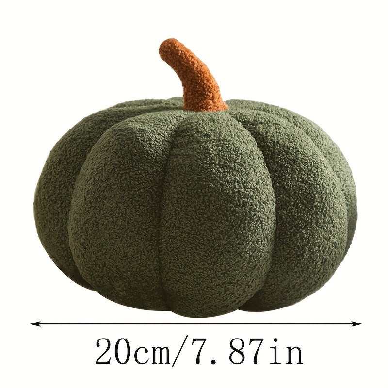 3D Fluffy Pumpkin Plush Pillow,for Halloween Home Decor, Birthday Party Favors & Cozy Home Accents, Pumpkin Decorations