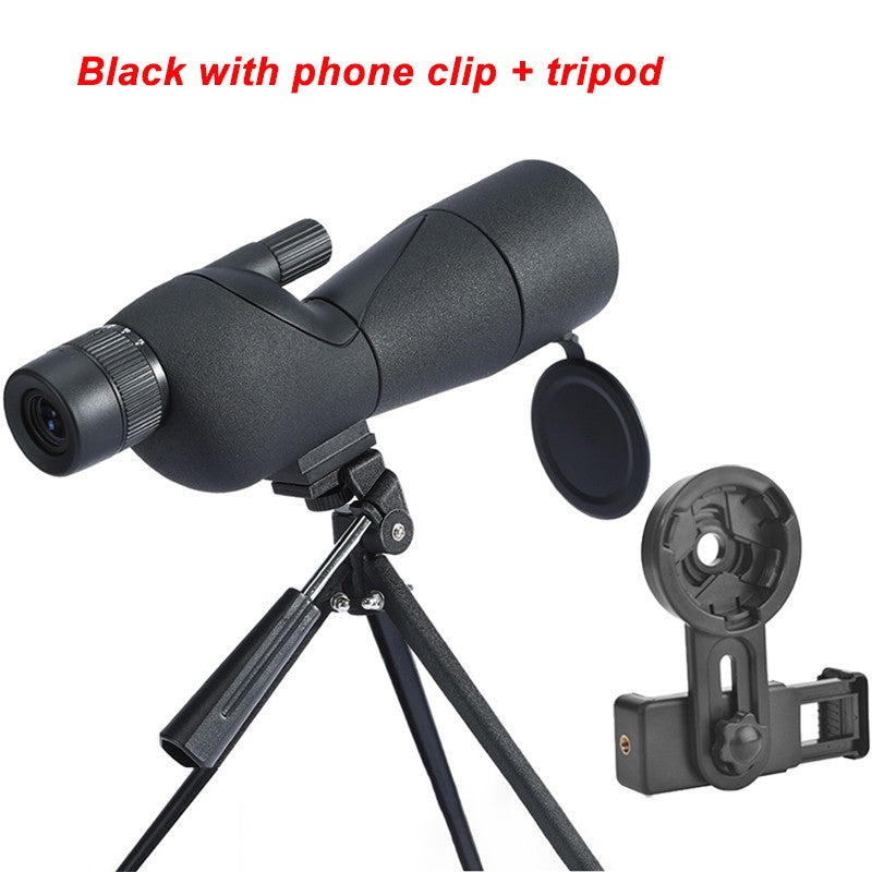 Luneta Terrestre com Zoom 25-75x60 Lente ED Poderoso Monocular Prisma Bak4 para Acampamento ao Ar Livre Observação de Pássaros Tiro Esportivo