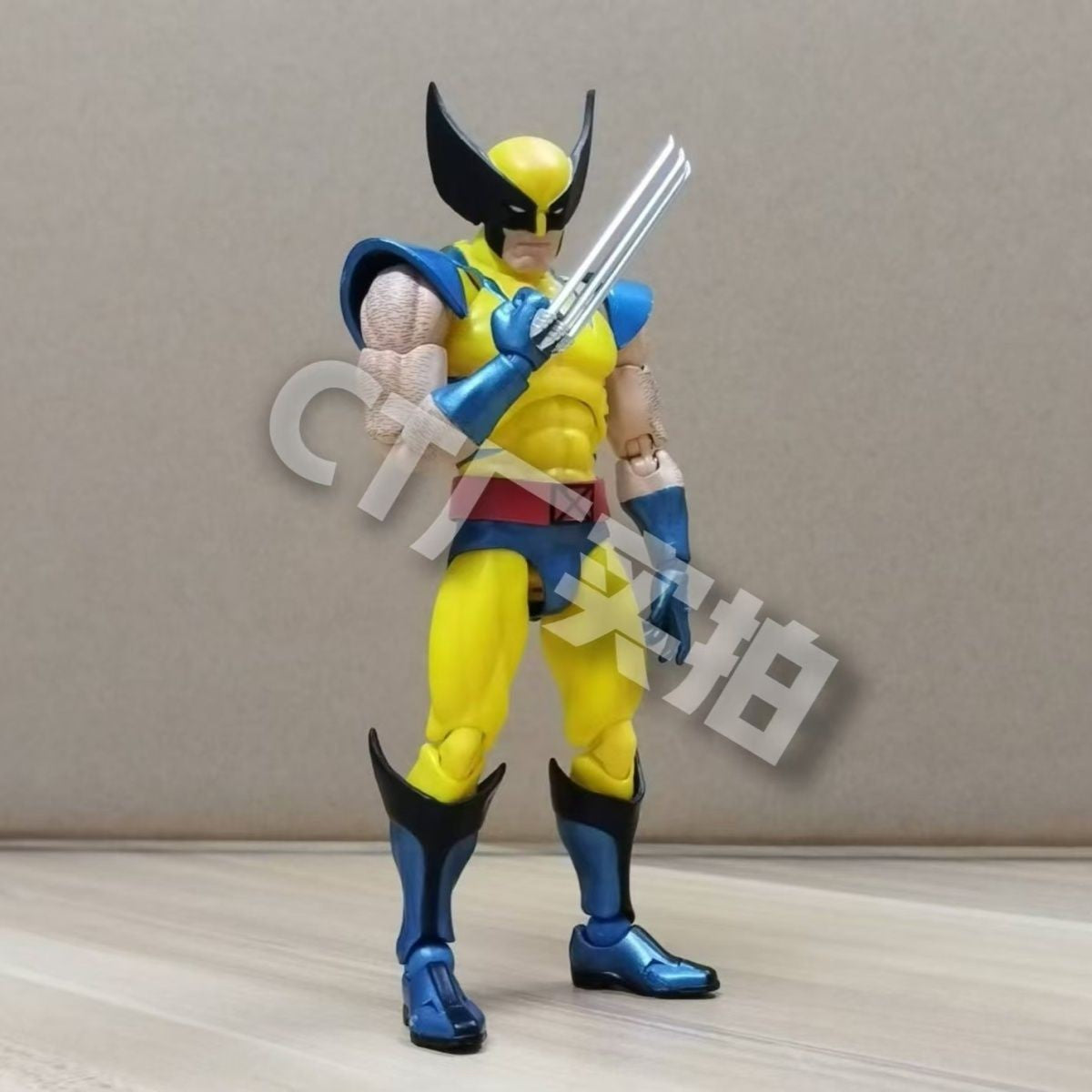 New CT Toys Mafex 96 Wolverine Boneco Marrom Quadrinhos X-Men Boneco de Ação Mafex 138 Shf Anime Estatueta Modelo Ko Brinquedo Presentes