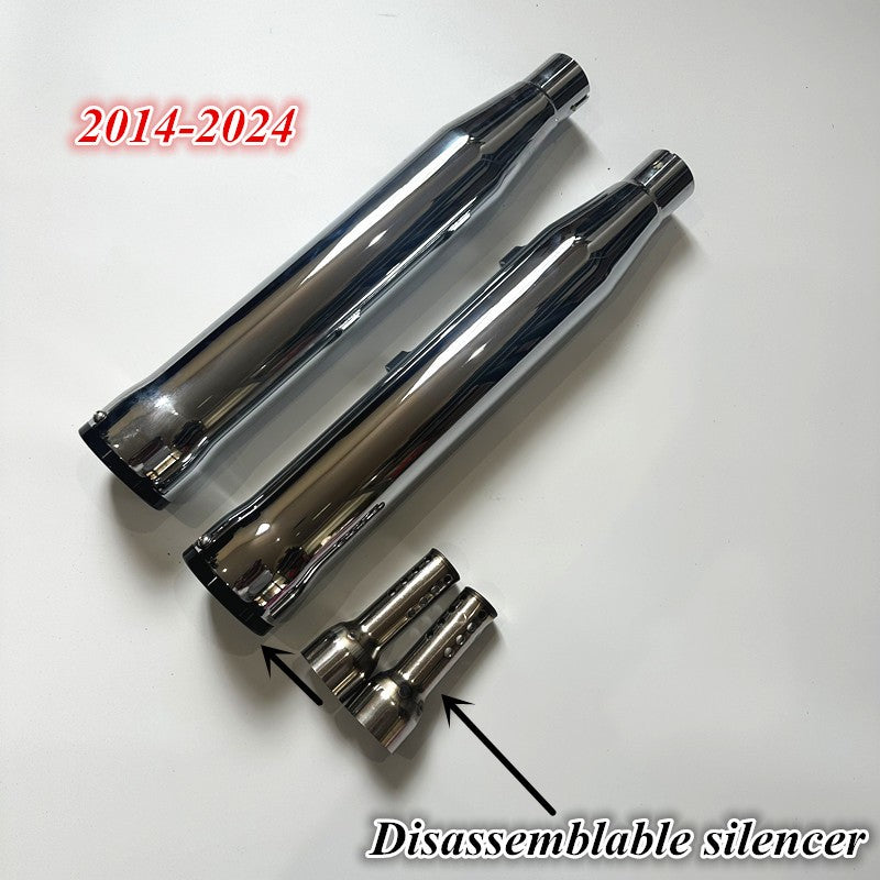 For Harley XL883 1200 X48 custom low bass cobra exhaust back section, cobra exhaust with detachable