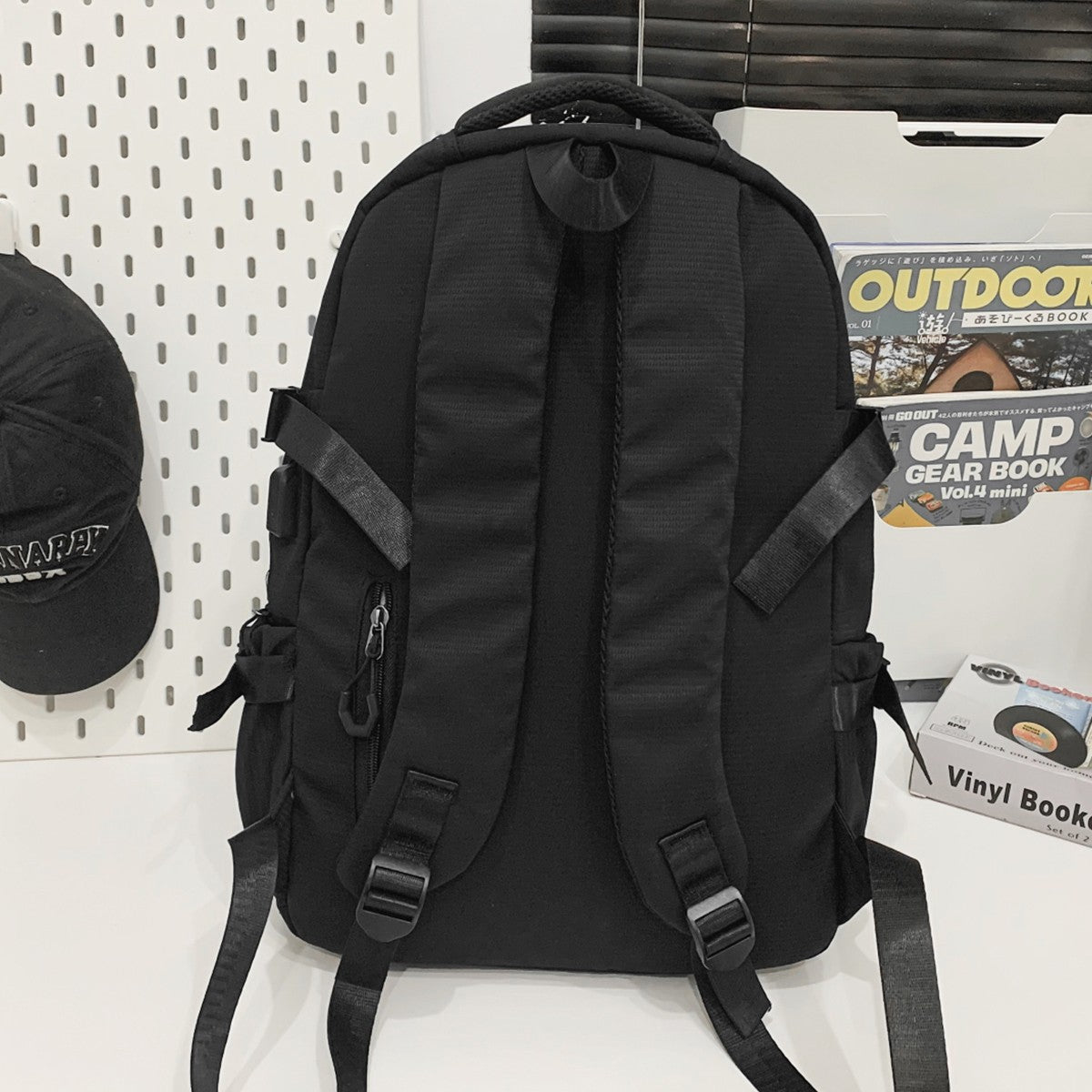 Mochila Escolar Unissex Nova Japonesa Simples de Estudante do Ensino Médio e Fundamental Mochila de Grande Capacidade