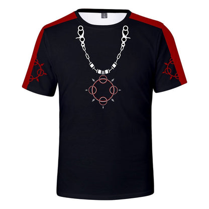 Hot Game Kingdom Hearts 3d Printed T-shirt Fashion Short sleeve Cosplay Street Style Tops Men Women Kids T shirt Size (100-6XL)
