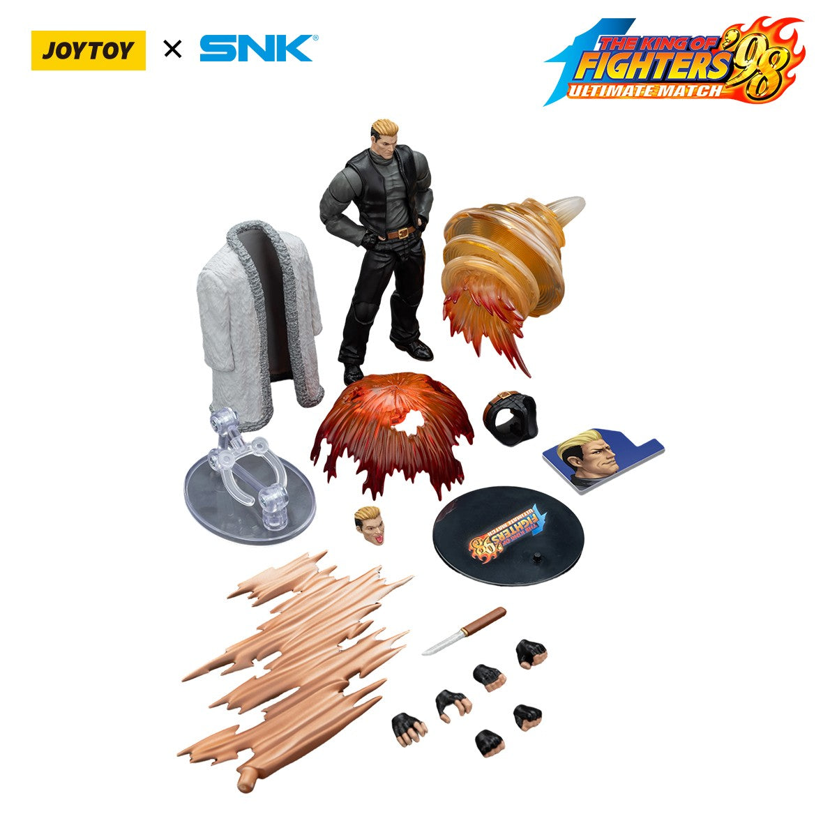 [Pré-Venda] Bonecos de Ação JOYTOY SNK 1/18 KOF 98UM 97 Special Team Ryuji Yamazaki Billy Kane Blue Mary - Brinquedos Colecionáveis