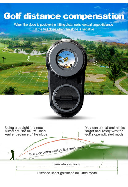 Medidor de Distância Monocular a Laser para Golfe e Caça Nohawk 600M 1000Y com Compensação de Inclinação para Golfistas