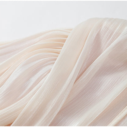 Elegant Ruffles Shiny Mini Dresses Fashion Solid Long Sleeve Lace Up V Neck Plea