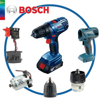 Acessórios para Ferramentas Elétricas de Reposição Bosch GSB 180 GSR 180: Interruptores, Pinças, Carcaças, Embreagens e Motores