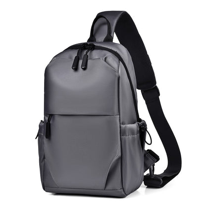 Men's Multifunctional Chest Bag with Adjustable Shoulder Straps, Suitable for Sports, Business, Travel, Commuting, Daily Outings