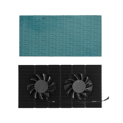 Aluminum GPU Backplane Radiator For RTX 3090 3080 3070 Series Graphics Card Backplate Memory VRAM Heatsink Cooling Fan PWM Cool