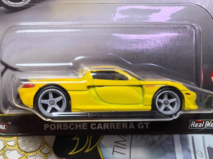 Hot Wheels Premium Car Culture Porsche Carrera GT Timeless Icons #3 Veículo de Brinquedo Colecionável de Metal Fundido na Escala 1/64 Original
