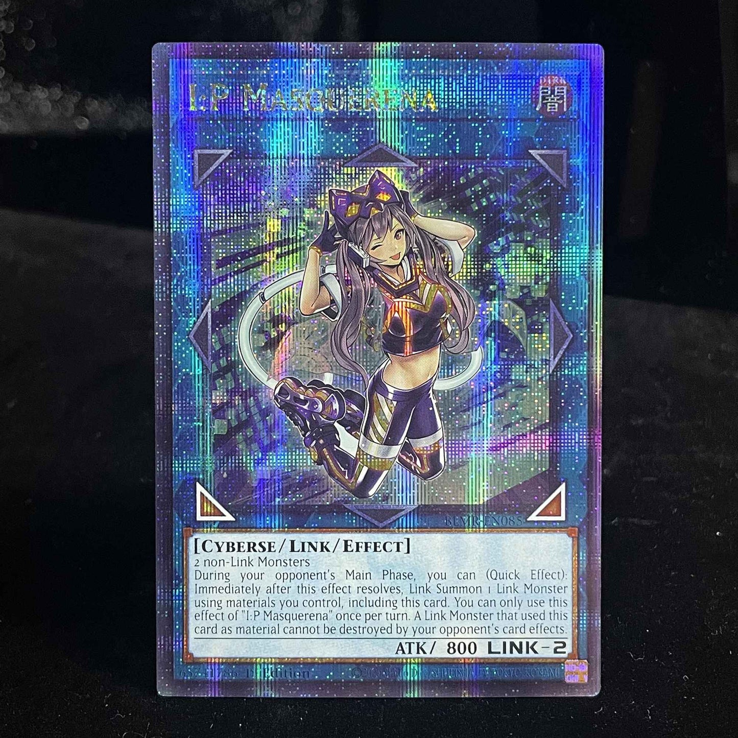 YuGiOh!! Carta FOIL QCSCR Série BLMR DRAGÃO ARMADO DAS TREVAS/I:P MASQUERENA/SUPER POLIMERIZAÇÃO/BEM-VINDA LABYRINTH YGO TCG 1ª Edição