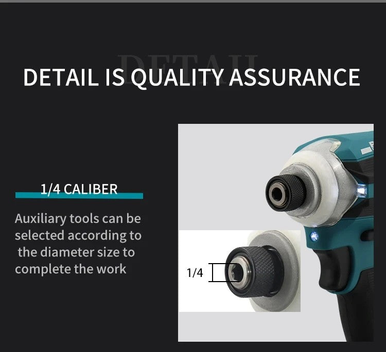 Parafusadeira de Impacto Makita DTD171 Brushless: Ferramentas Elétricas Sem Fio, Motor BL 18V, Furadeiras de Parafusadeira Recarregáveis, Unidade sem Bateria e Carregador