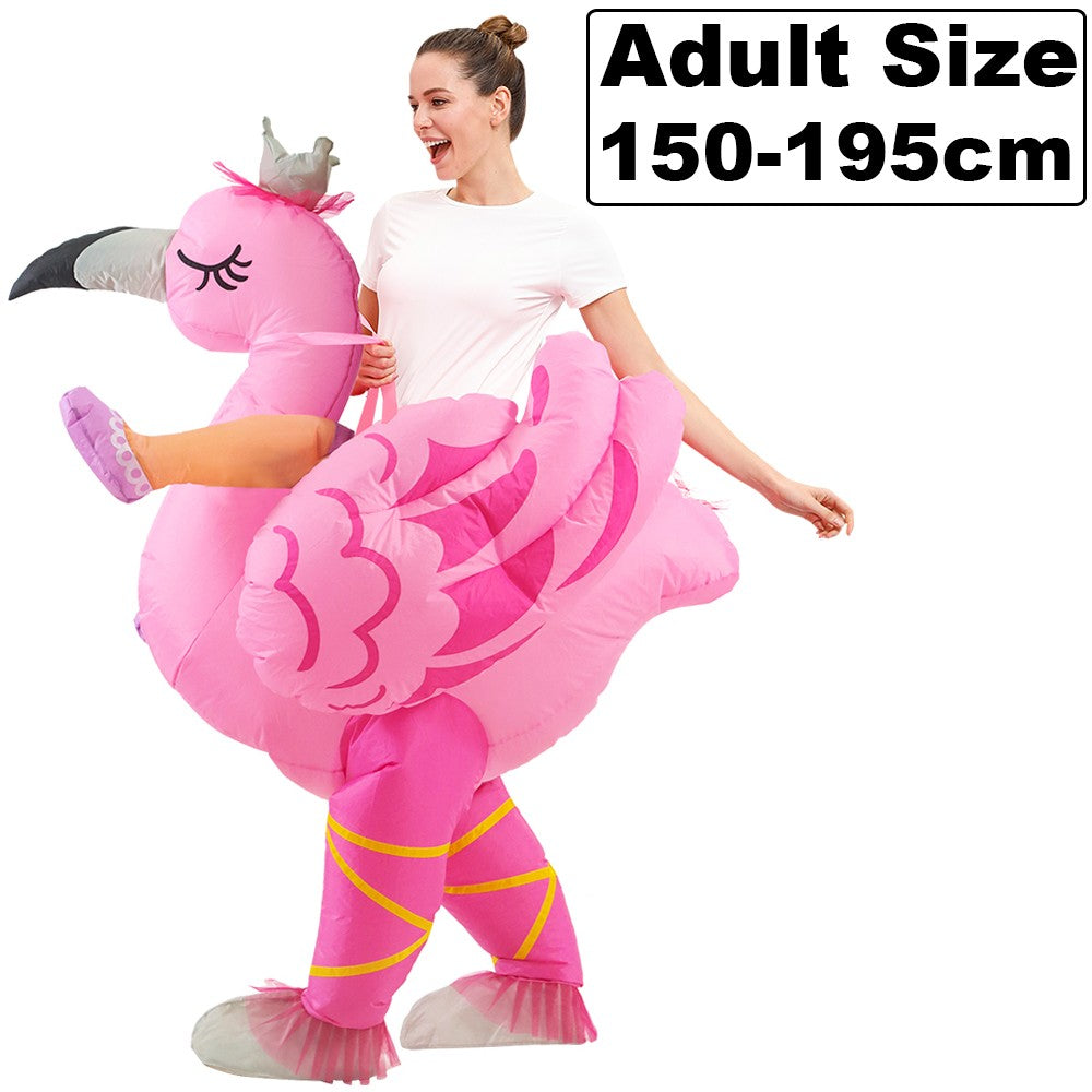New Riding Animal Inflatable Costume Anime Suits Dress Mascot Purim Halloween Christmas Party Cosplay Costumes for Adult