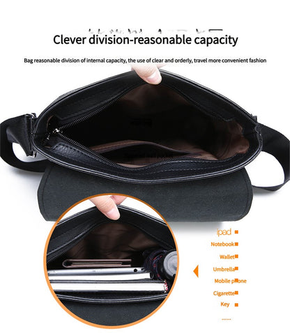 Men Shoulder Bags For IPAD Leather Business Handbag Men Messenger Bag Large Side Sling Bag Fashion Man Crossbody Bag
