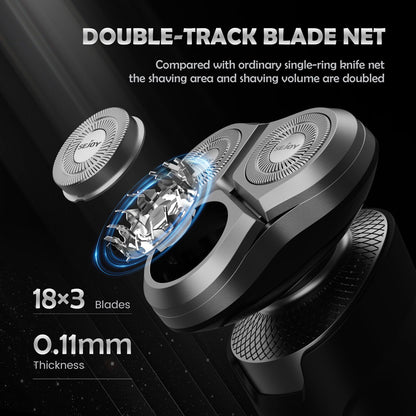 Sejoy Electric Razor for Men Rechargeable Electric Shavers Rotary Portable Travel Razor Idea Gift Beard Trimmer