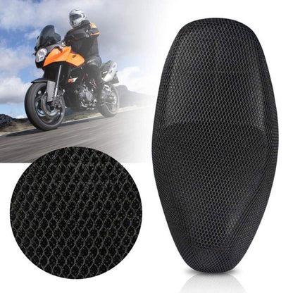 AUTCOAT 1 Peça Capa de Assento de Moto Scooter Ciclomotor Malha 3D Respirável Almofada Antiderrapante S-6XL