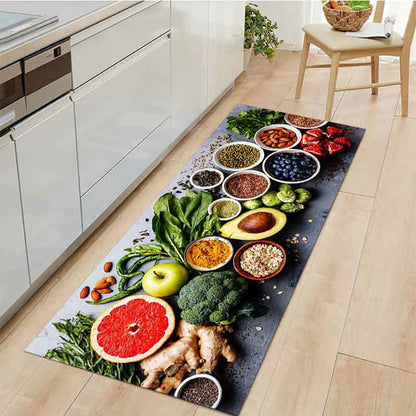 Kitchen Rug Durable Home Entrance Doormat High-end Kitchen Mats for Floor Waterproof House Hold Washable Non-slip Large Carpet