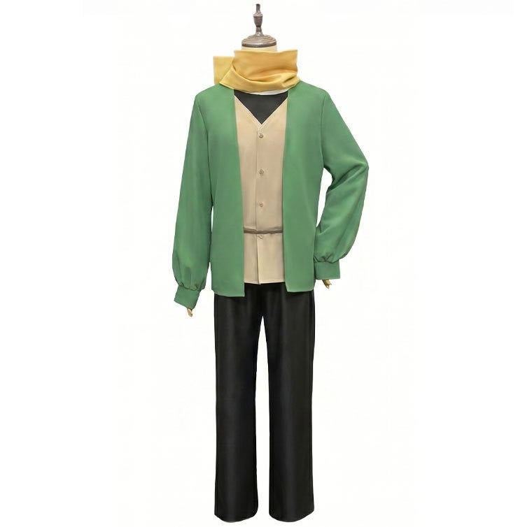 Anime Natsuki Subaru  Re:zero Starting Life in Another World Cosplay Costume Wig Full Set Green Coat  Halloween Costume for Men