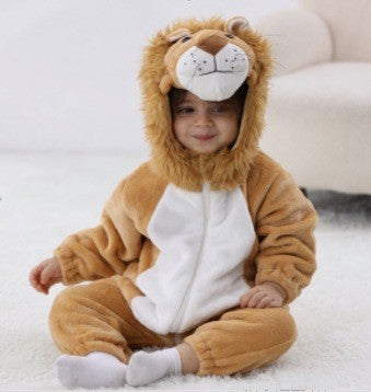 Christmas Costumes Infants Toddlers Halloween Cosplay Lion Costume Kids' Animal Jumpsuit Outfit Snowsuit