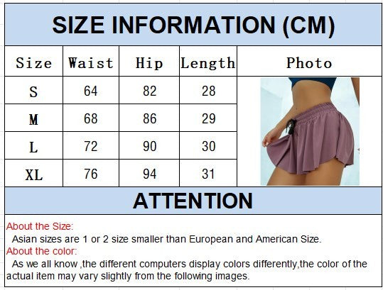 Women Summer Shorts Solid High Waist Casual Sport Pleated Skirt Pants Streetwear Gym Jogger Fitness Yoga Quick Dry Leggings