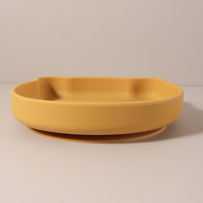 Personalised baby bear shape silicone feeding plate My First Bear Plate | Custom Name & Strong Suction for Easy Feeding