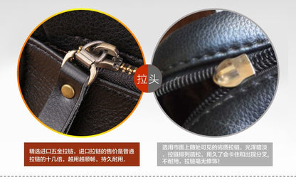 New Men's Bag, Business Shoulder Bag, Wear-resistant Waterproof PU Leather 10 Inch Capacity Men's Briefcase POLO Casual Bag